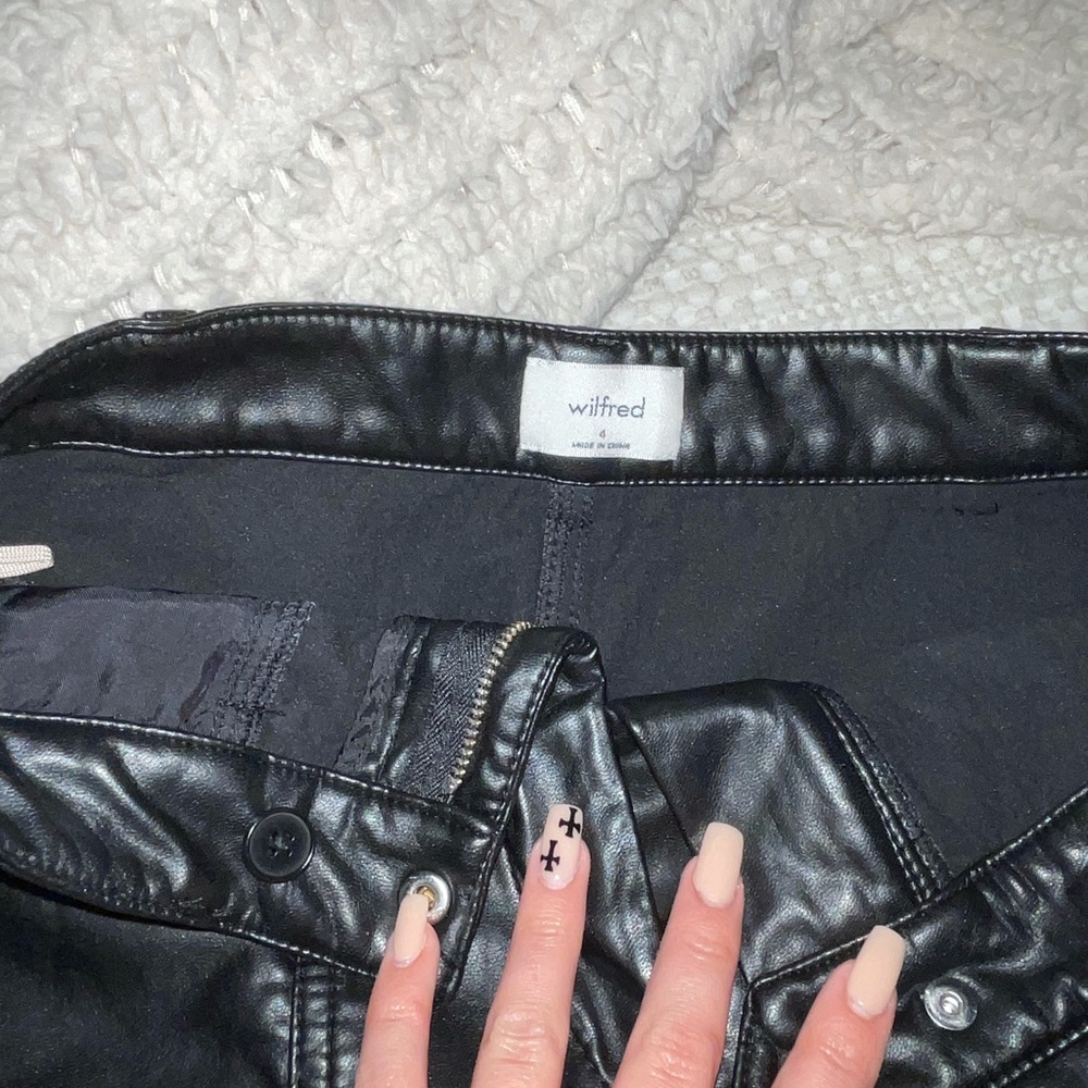 Rebel melina pant leather aritzia